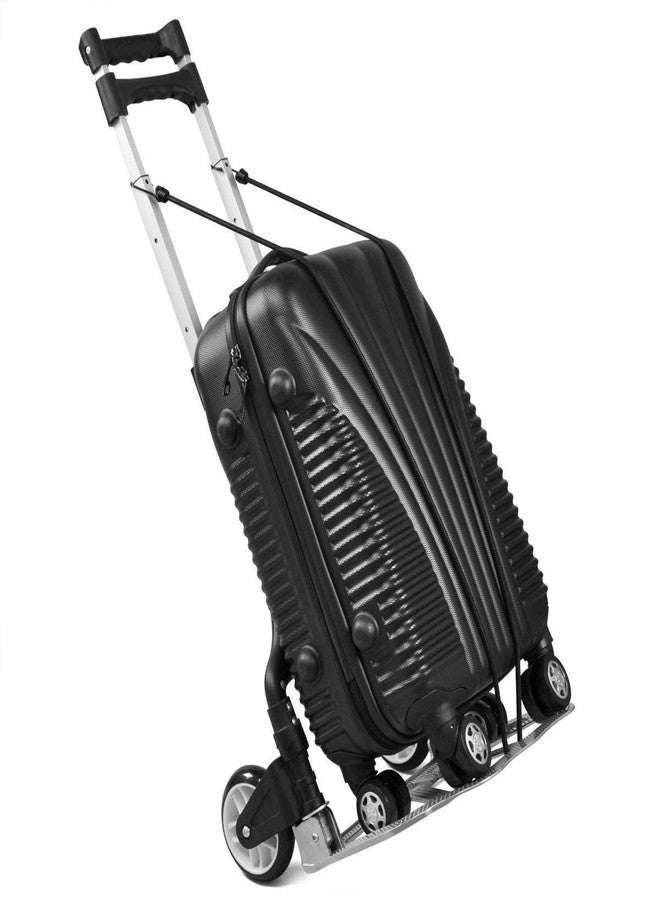 PANTH® Heavy-Duty Luggage Trolley Cart with Telescoping Handle and Rubber Wheels 80KG Loading Capacity Hand Shopping Trolley Aluminum Folding Luggage Cart - Image 1